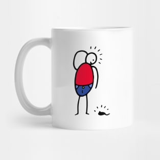 Mand and Mouse Doodle Art Mug